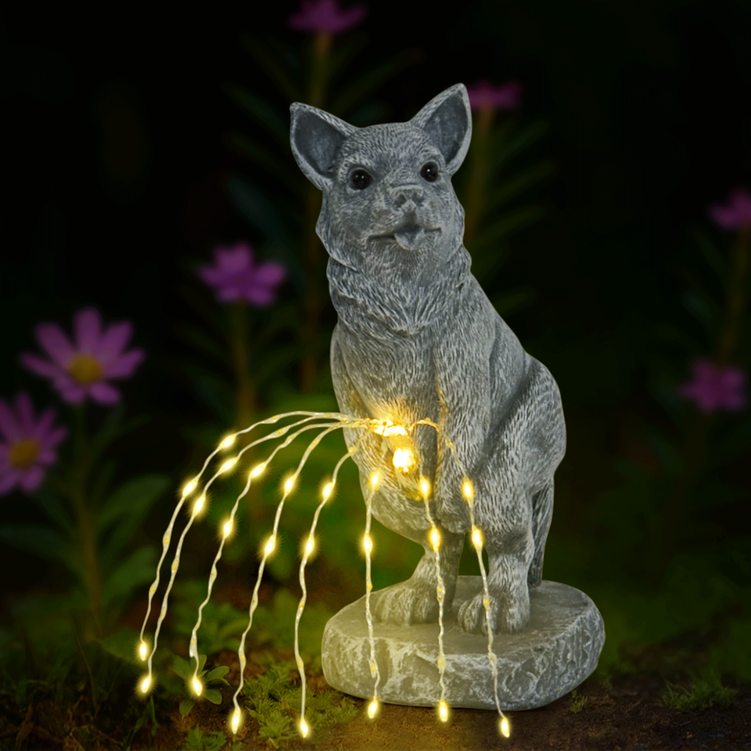 Garden_Statues_Dog_Statue_with_Solar_LED_Light_Flow_Style