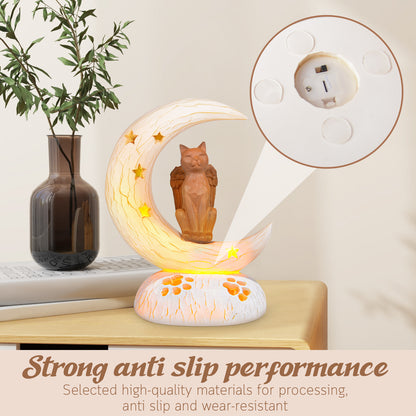 Orange_Cat_on_Moon_with_LED_light_on_table