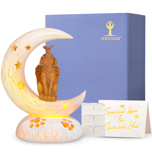 Retriever_Dog_on_Moon_with_sympathy_card_and_elegant_package